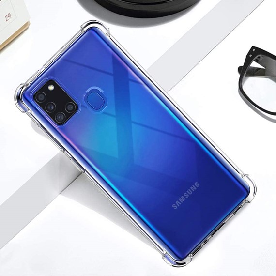 Samsung Galaxy A21s CaseUp Titan Crystal Şeffaf Kılıf 4